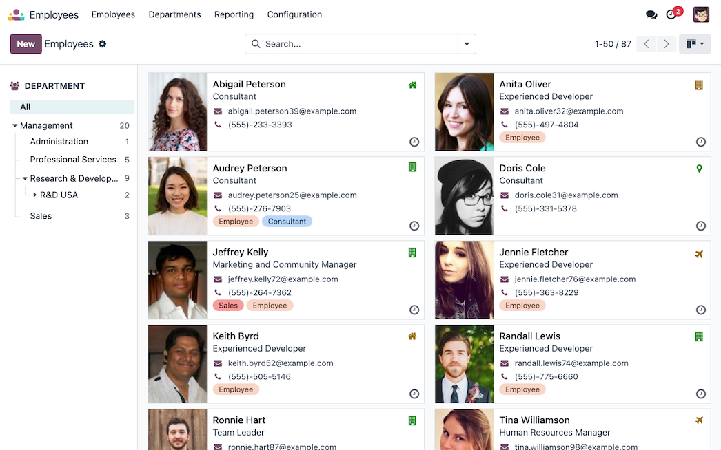 Odoo HR vs BambooHR