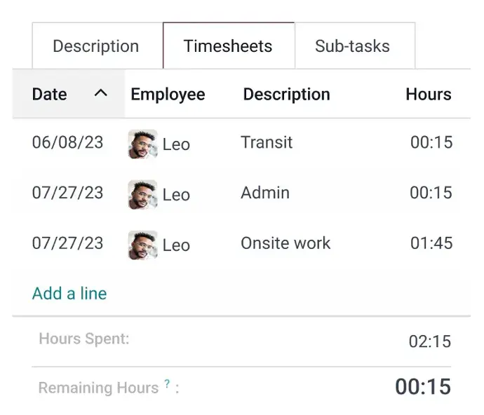 odoo field service app