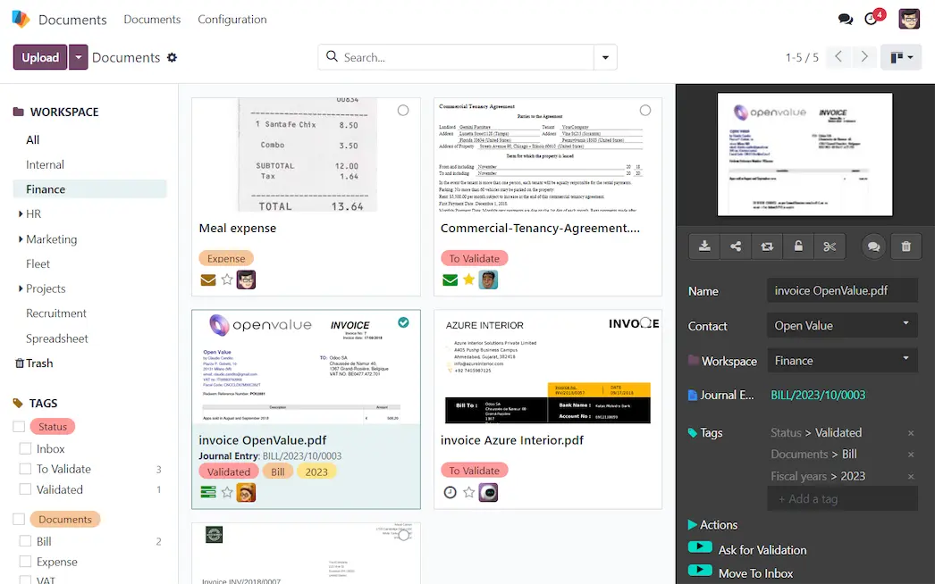 Odoo Documents App in Australia | MoonSun