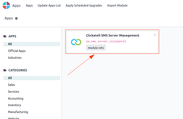 install Clickatell